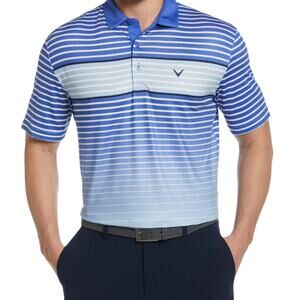 Callaway Opti-Dri Gradient Stripe Short Sleeve Polo Golf Shirt Size XXL